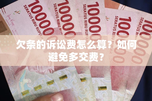 北京欠条的诉讼费怎么算？如何避免多交费？