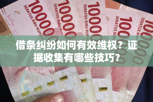 北京借条纠纷如何有效维权？证据收集有哪些技巧？