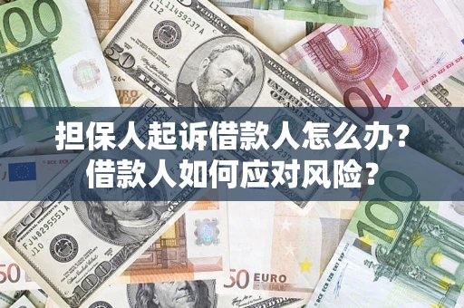 北京担保人起诉借款人怎么办？借款人如何应对风险？