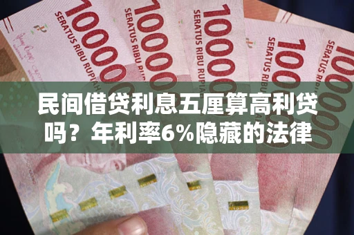 北京民间借贷利息五厘算高利贷吗？年利率6%隐藏的法律风险全解析