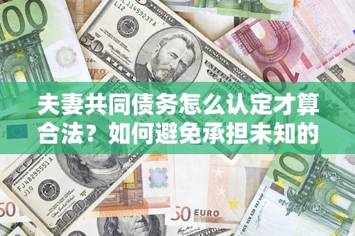 北京夫妻共同债务怎么认定才算合法？如何避免承担未知的债务风险？